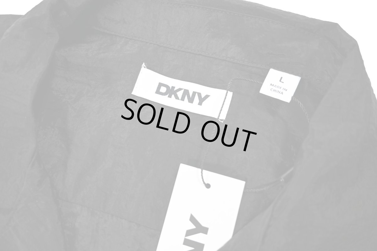 画像4: DKNY Nylon Snap Shirt Black (4)