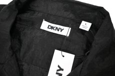 画像4: DKNY Nylon Snap Shirt Black (4)