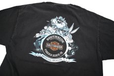 画像4: Used Harley-Davidson Print Tee (4)