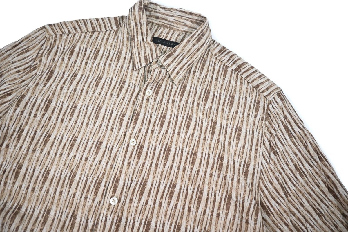画像2: Used Via Europa S/S Rayon Shirt (2)