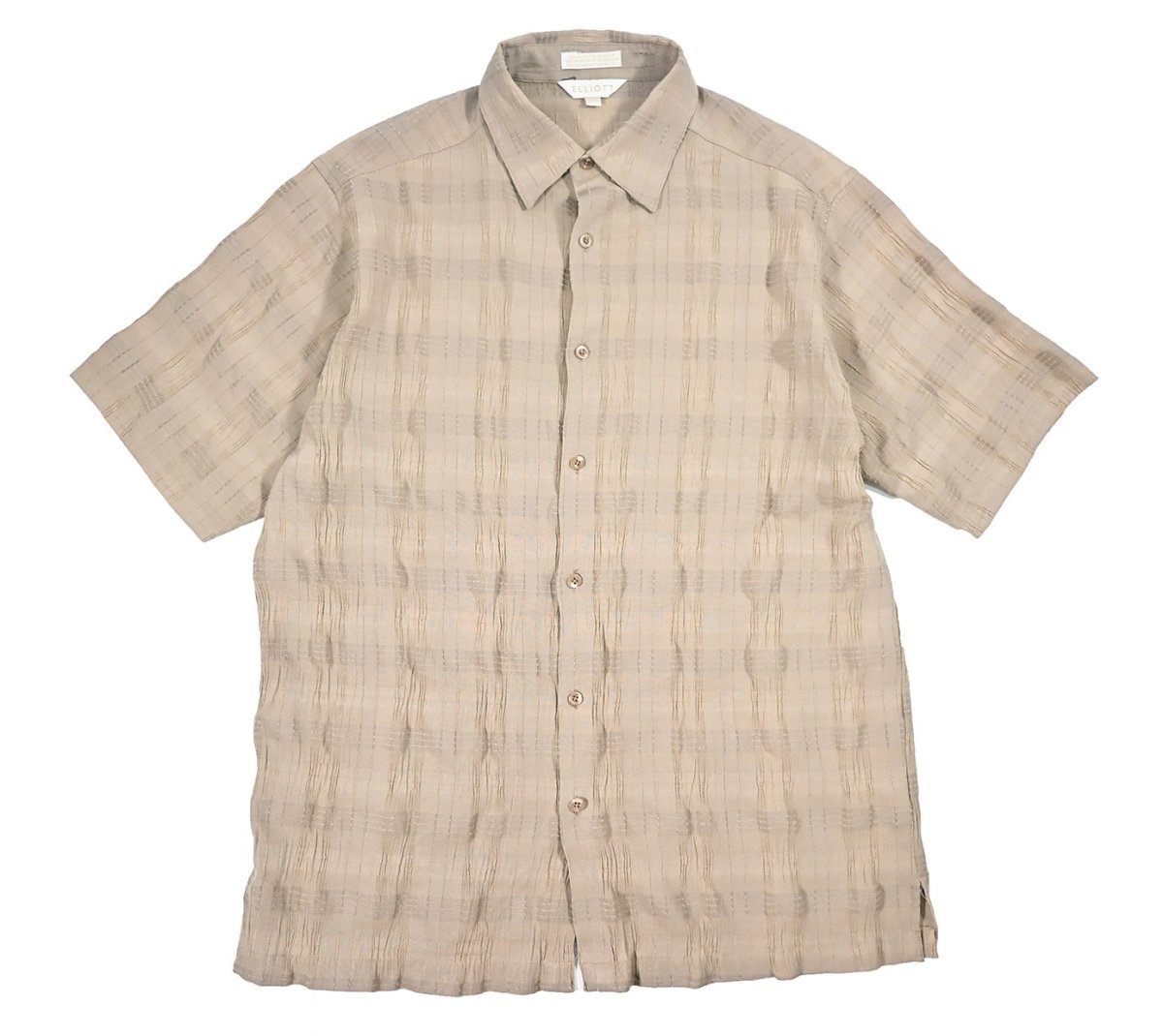 画像1: Used Elliott S/S Polyester/Rayon Shirt (1)
