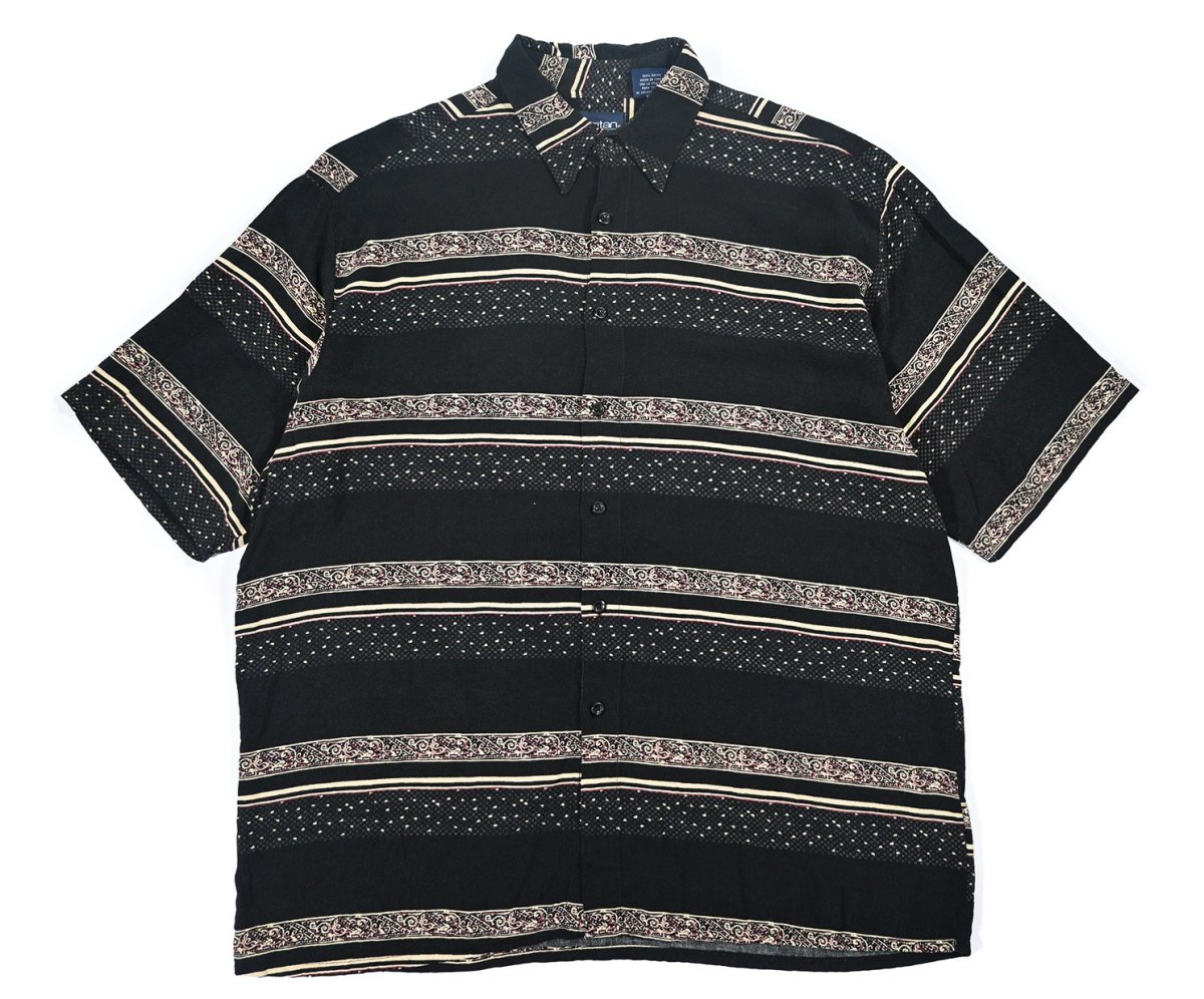 画像1: Used Puritan S/S Rayon Shirt (1)