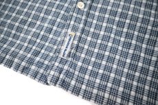 画像3: Used Anchor Blue S/S Cotton Shirt (3)
