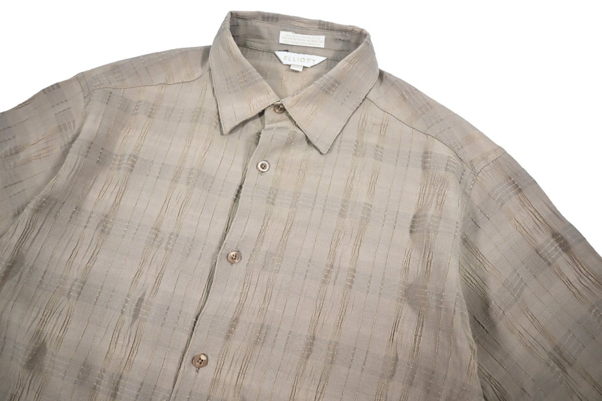 画像2: Used Elliott S/S Polyester/Rayon Shirt (2)