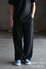 画像8: Used Carhartt Duck Double Knee Carpenter Pants Black made in USA カーハート (8)