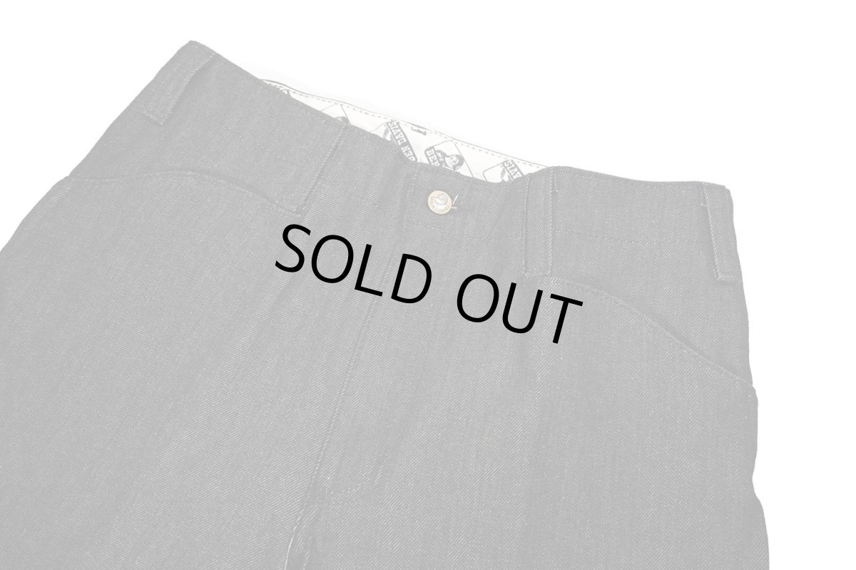 画像2: Ben Davis Gorilla Cut Pants Black Denim (2)