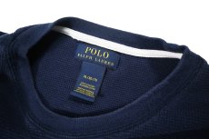 画像4: Used Polo Ralph Lauren L/S Thermal Shirt Navy (4)