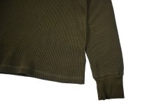画像3: Used Polo Ralph Lauren L/S Thermal Shirt Olive (3)