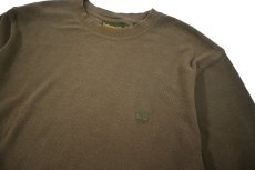 画像2: Used Timberland L/S Thermal Shirt Olive (2)