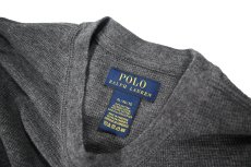 画像4: Used Polo Ralph Lauren L/S Thermal Shirt Charcoal (4)