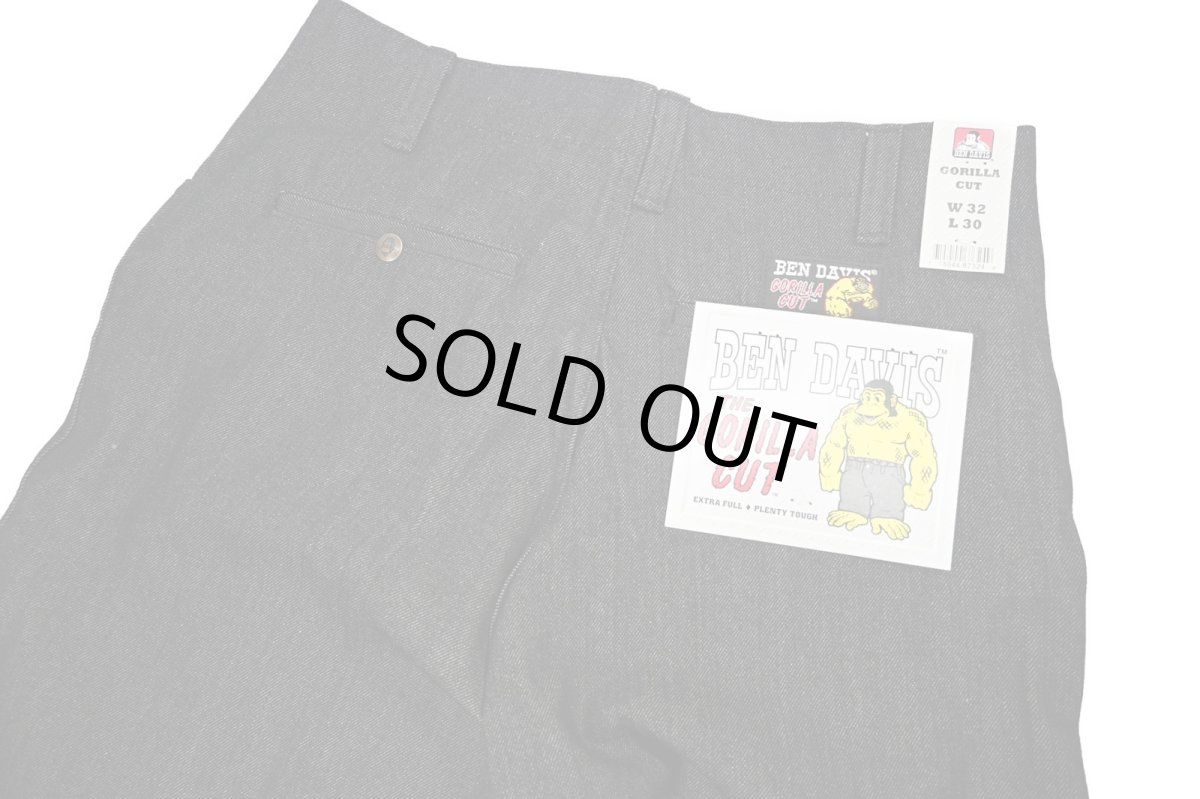 画像4: Ben Davis Gorilla Cut Pants Black Denim (4)