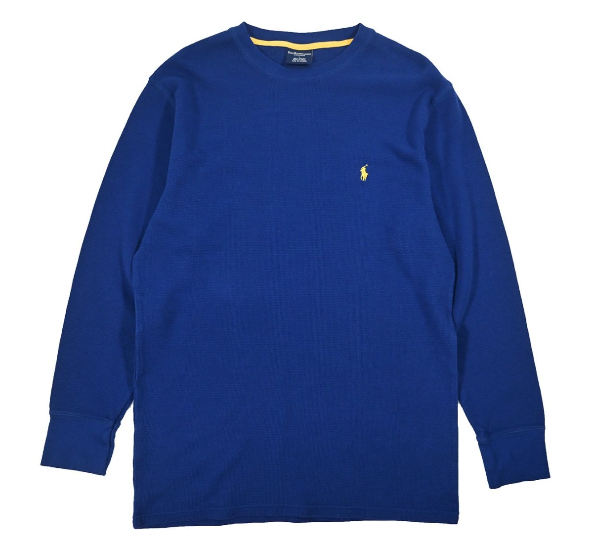 画像1: Used Polo Ralph Lauren L/S Thermal Shirt Blue (1)