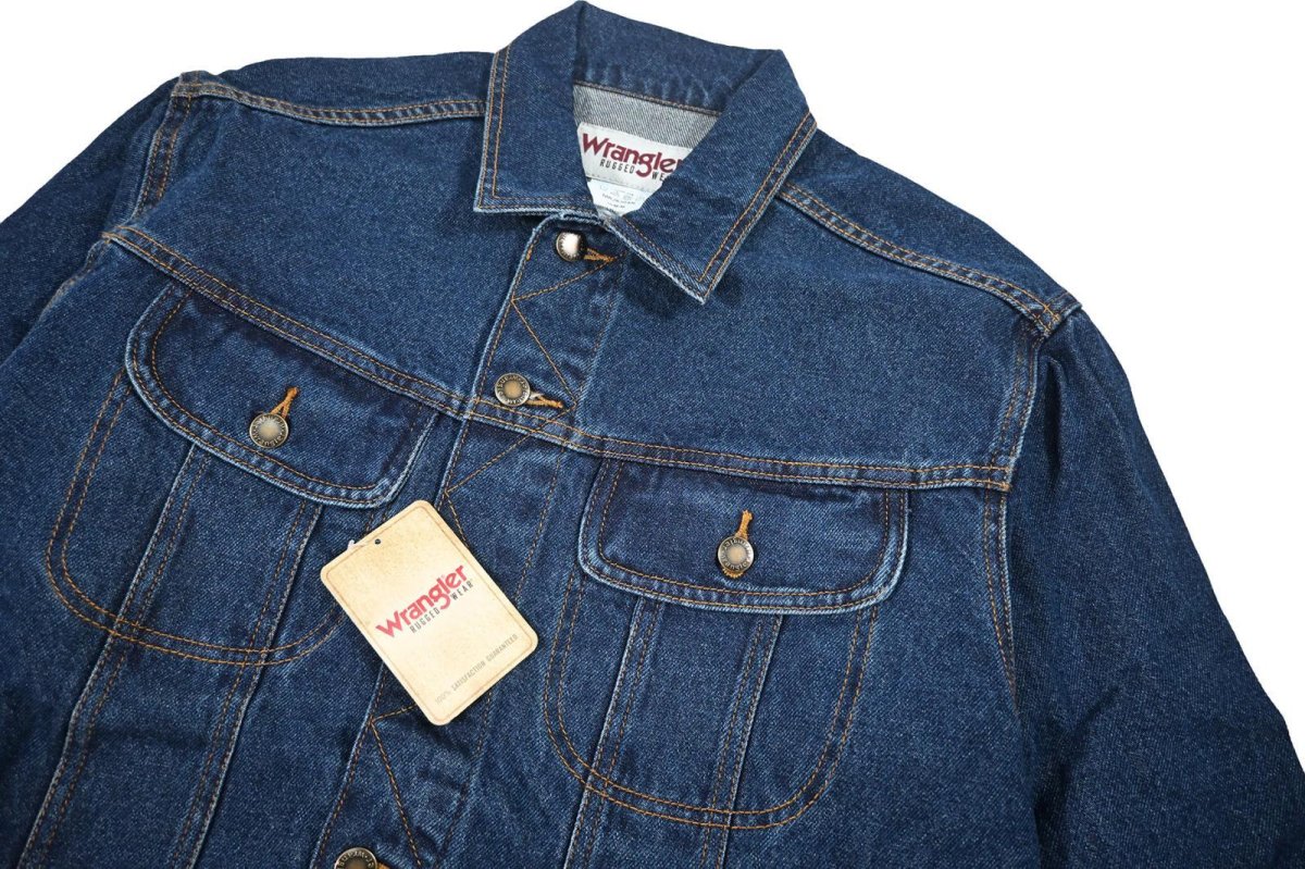 画像2: Wrangler Denim Trucker Jacket Antique Indigo ラングラー (2)