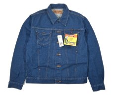 画像1: Wrangler Cowboy Cut Unlined Denim Trucker Jacket Prewashed Indigo ラングラー (1)