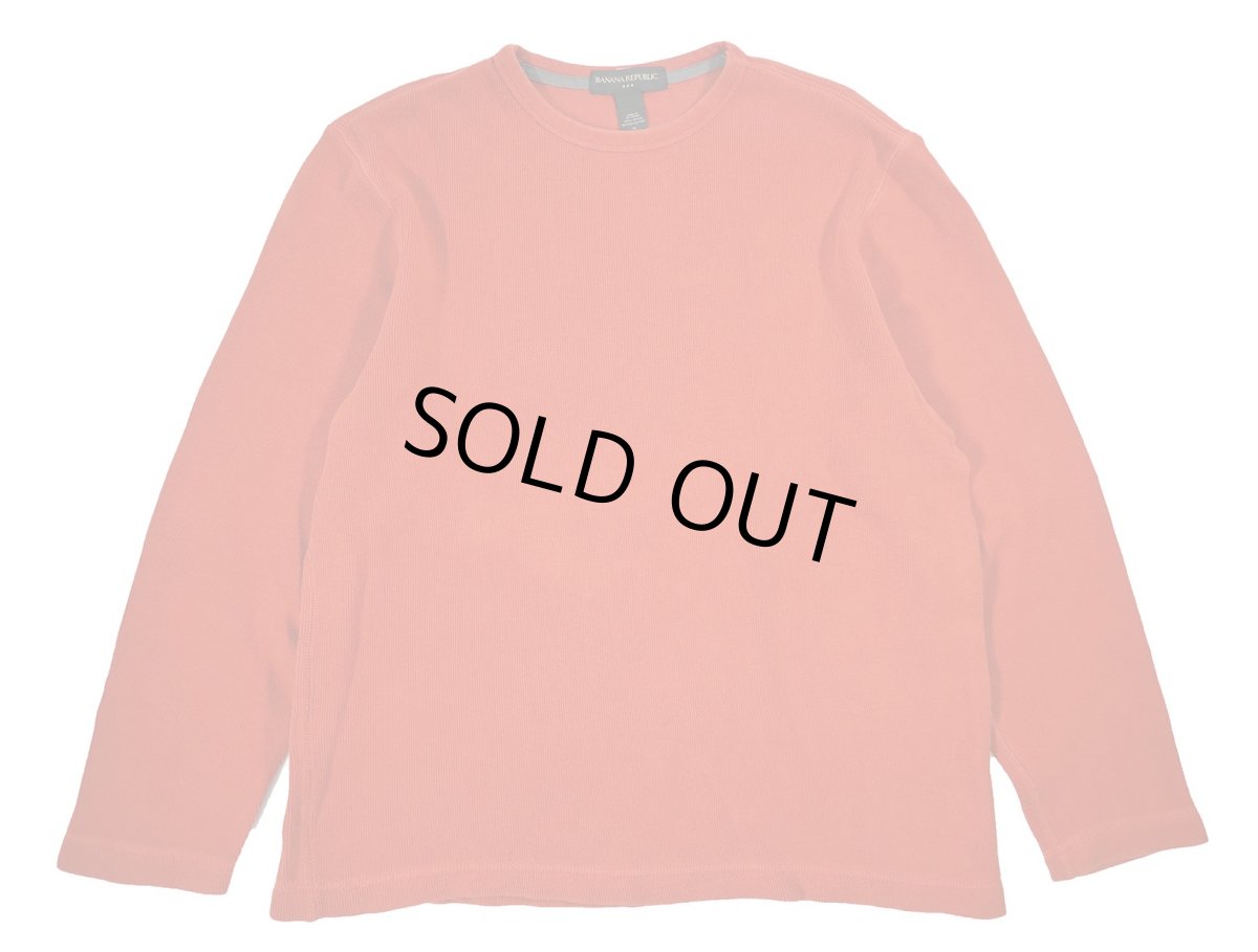 画像1: Used Banana Republic L/S Thermal Shirt Orange (1)
