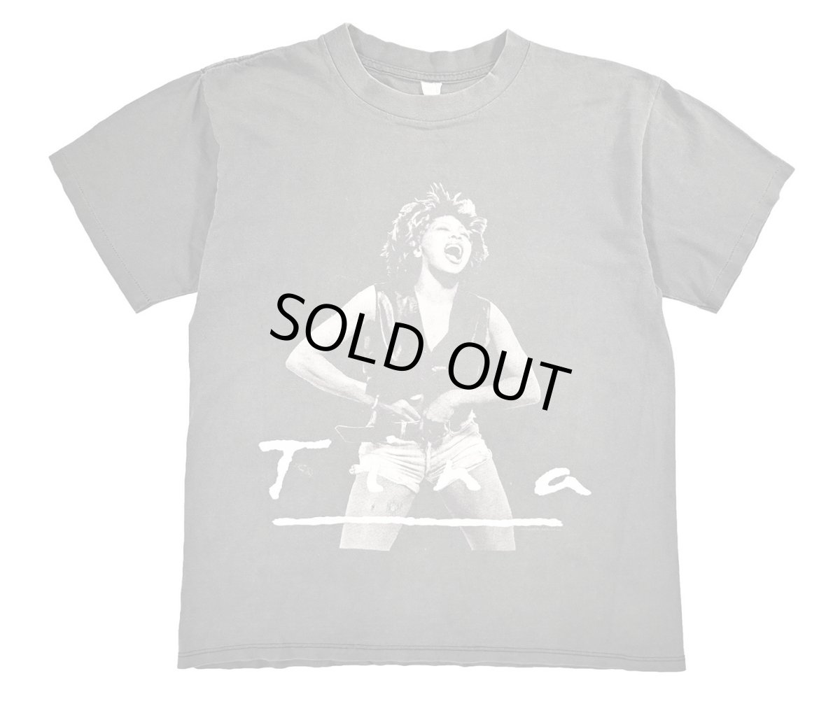 画像1: Used Musician Print Tee "Tina Turner" made in USA (1)
