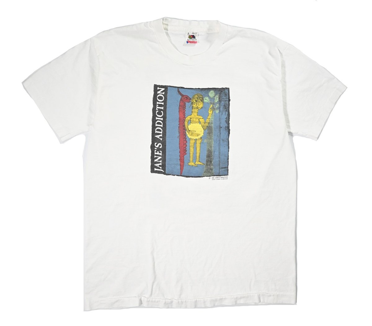 画像1: Used Musician Print Tee "Jane's Addiction" made in USA (1)