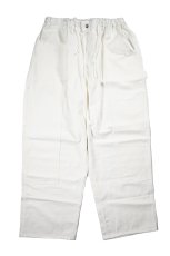 画像1: Deadstock Universal Overall Customized Double Front Big Painter Pants White (1)