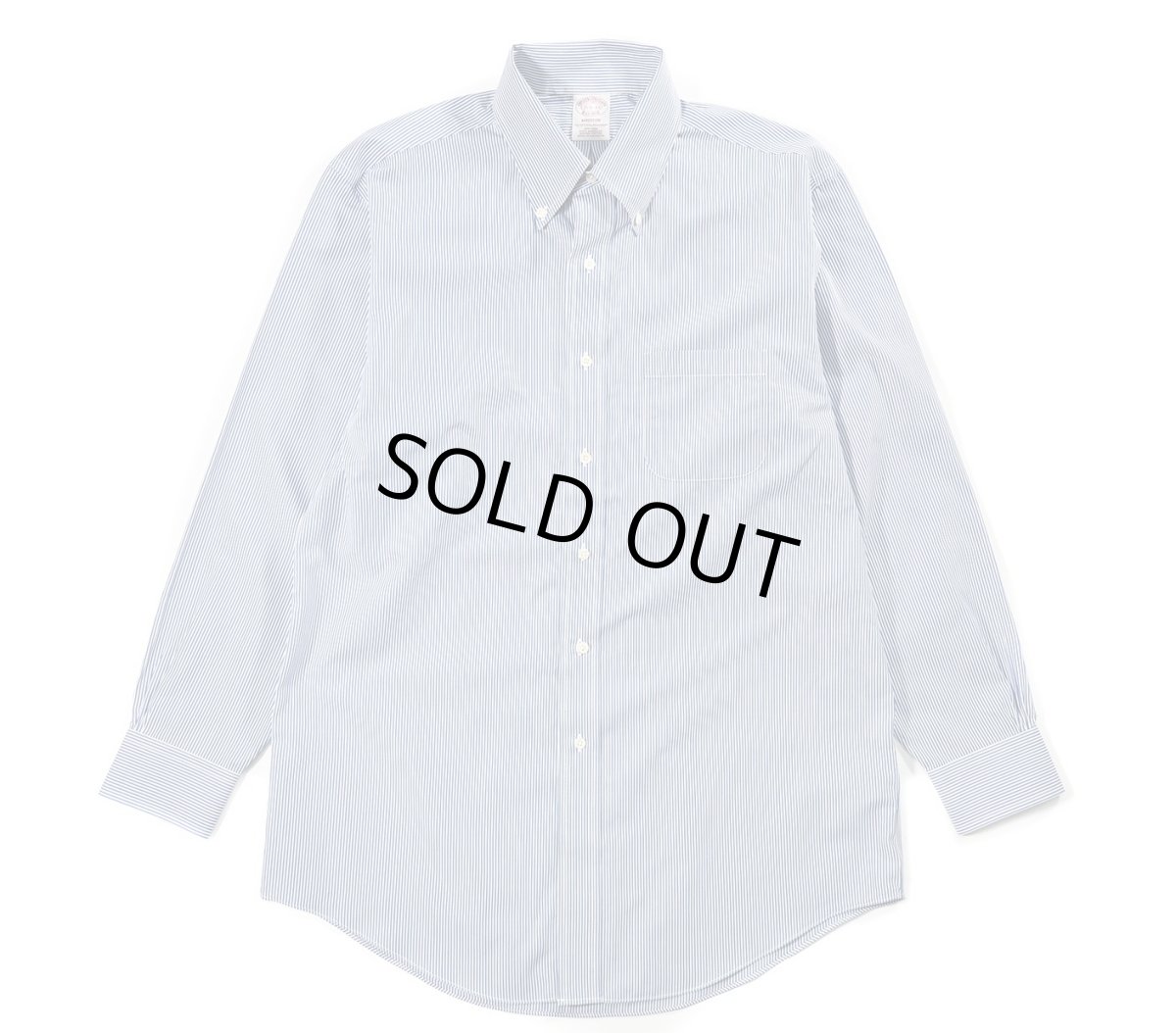 画像1: Used Brooks Brothers Stripe B/D Shirt (1)