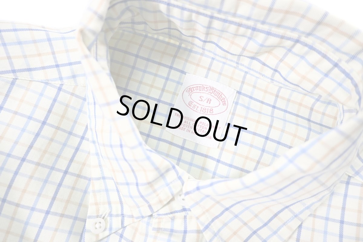 画像4: Used Brooks Brothers Plaid Pattern B/D Shirt (4)
