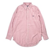 画像1: Used Ralph Lauren Stripe B/D Shirt "Classic Fit" (1)