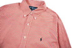 画像2: Used Ralph Lauren Stripe B/D Shirt "Classic Fit" (2)