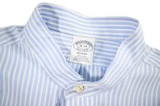 画像4: Used Brooks Brothers Stripe Band Collar Shirt (4)