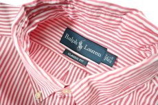 画像4: Used Ralph Lauren Stripe B/D Shirt "Classic Fit" (4)