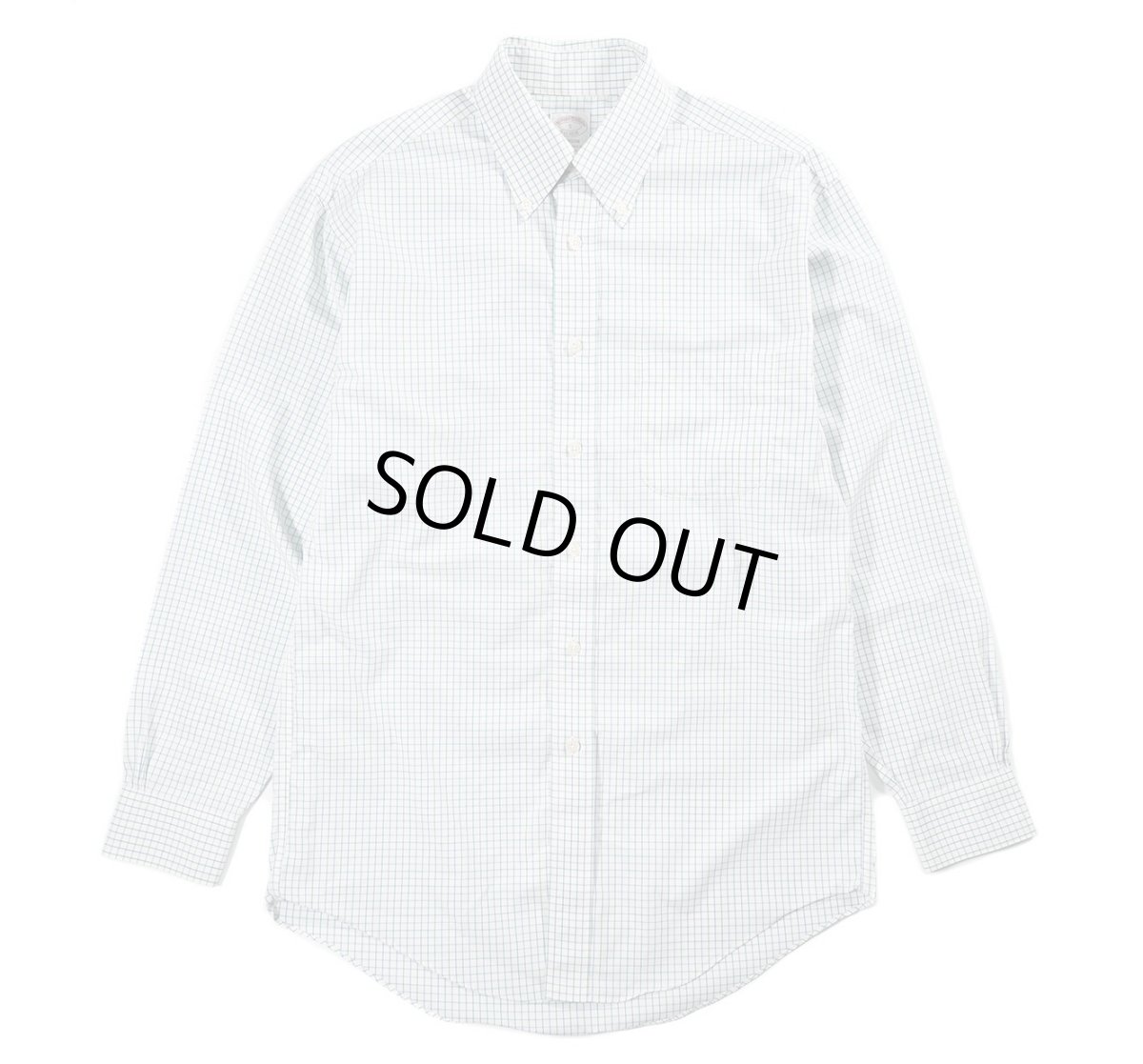 画像1: Used Brooks Brothers Plaid Pattern B/D Shirt (1)