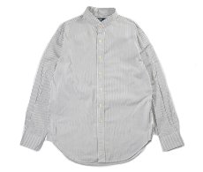 画像1: Used Polo Ralph Lauren Stripe Band Collar Shirt "Regent" (1)