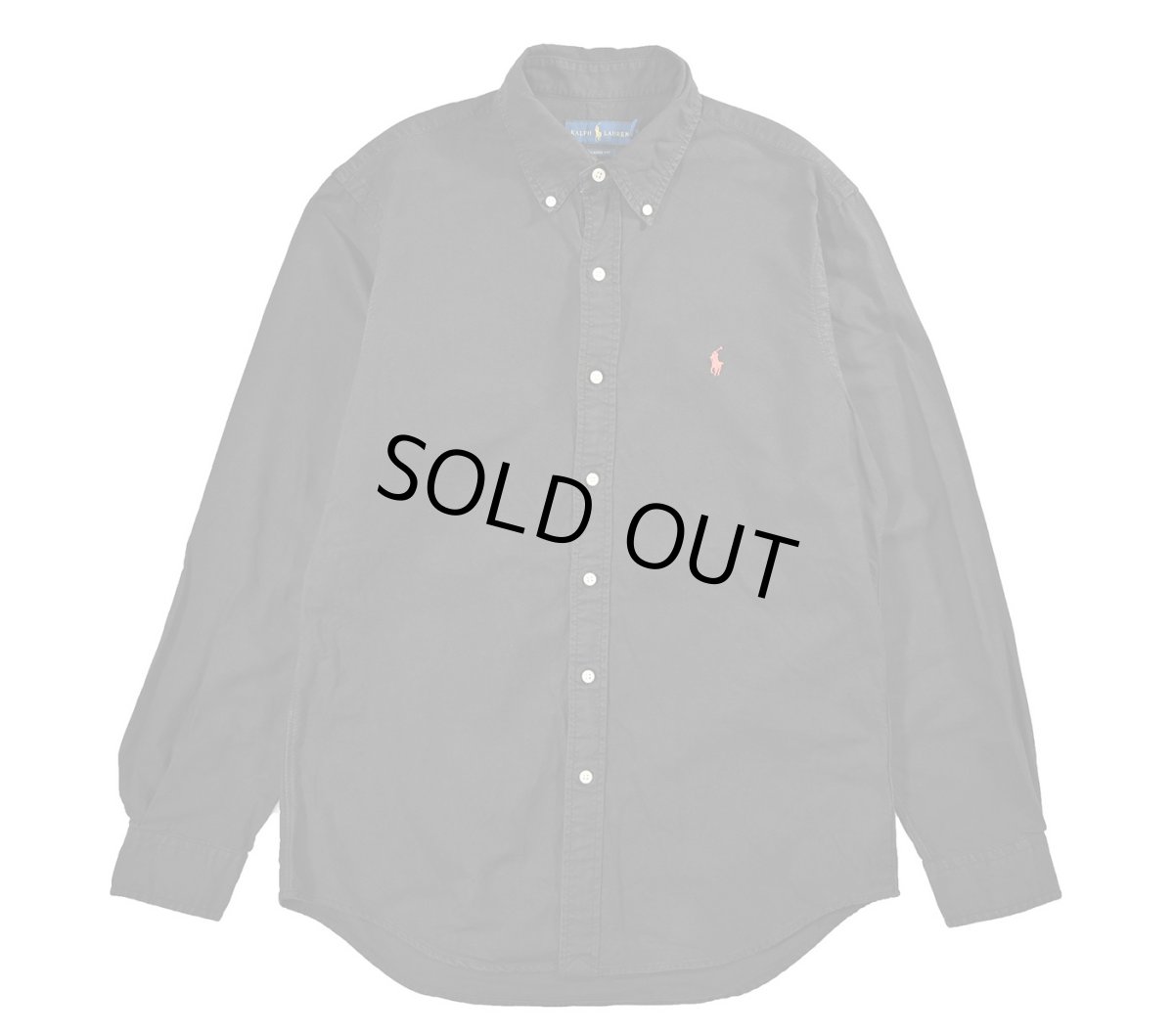 画像1: Used Ralph Lauren B/D Shirt "Classic Fit" Black (1)