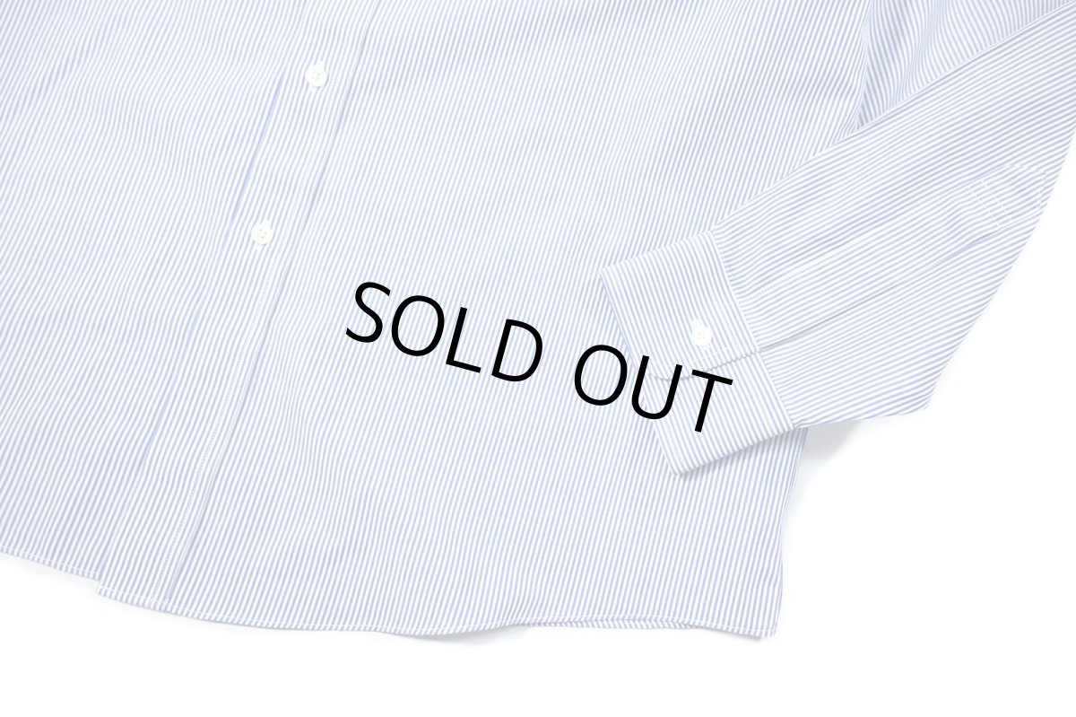 画像3: Used Brooks Brothers Stripe Band Collar Shirt (3)
