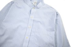 画像2: Used Brooks Brothers Stripe Band Collar Shirt (2)