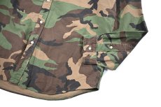 画像3: Used Ralph Lauren B/D Shirt Camo (3)