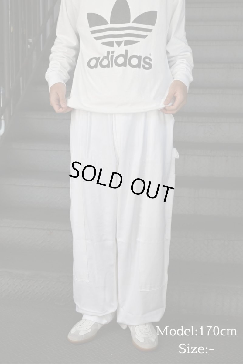画像9: Deadstock Universal Overall Customized Double Front Big Painter Pants White (9)