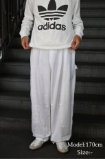 画像9: Deadstock Universal Overall Customized Double Front Big Painter Pants White (9)