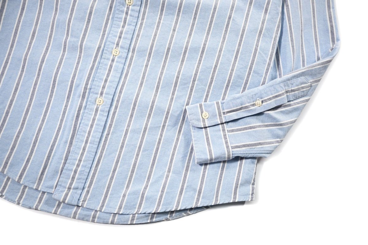 画像3: Used Ralph Lauren Stripe B/D Shirt "Custom Fit" (3)