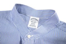 画像4: Used Brooks Brothers Stripe Band Collar Shirt (4)