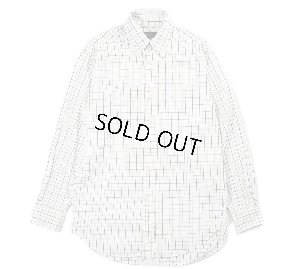 画像1: Used Brooks Brothers Plaid Pattern B/D Shirt (1)