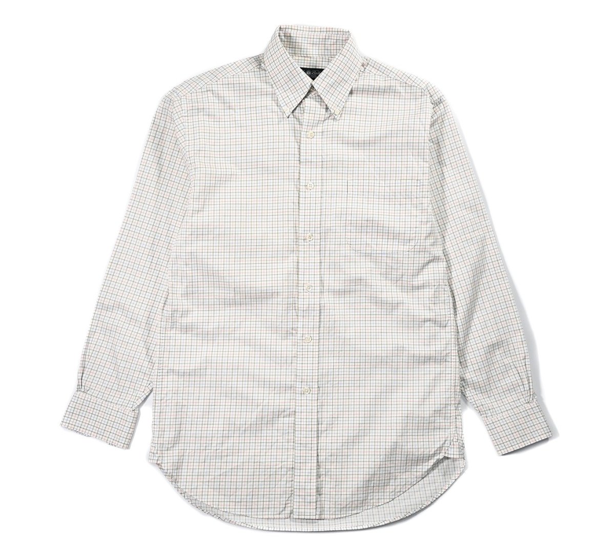 画像1: Used Brooks Brothers Plaid Pattern B/D Shirt (1)