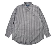 画像1: Used Ralph Lauren Plaid Pattern B/D Shirt "Blake" (1)