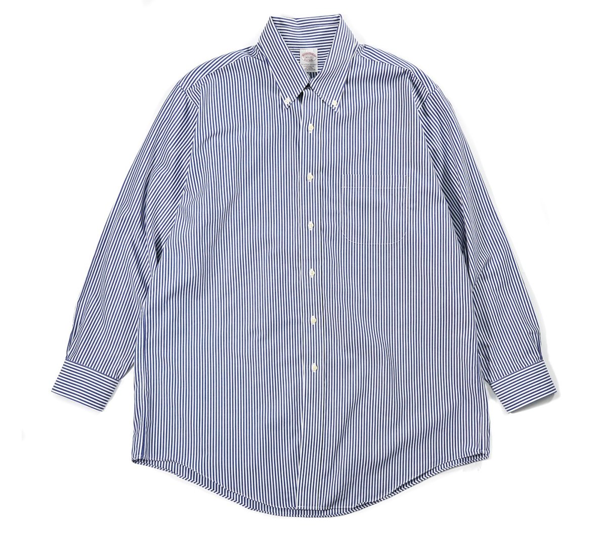 画像1: Used Brooks Brothers Stripe B/D Shirt (1)