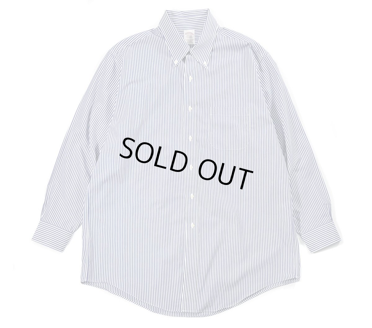 画像1: Used Brooks Brothers Stripe B/D Shirt (1)
