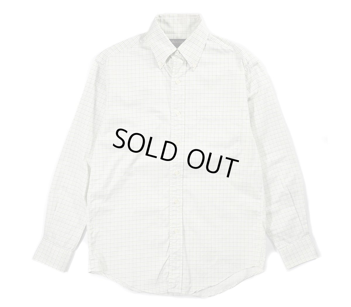 画像1: Used Brooks Brothers Plaid Pattern B/D Shirt (1)