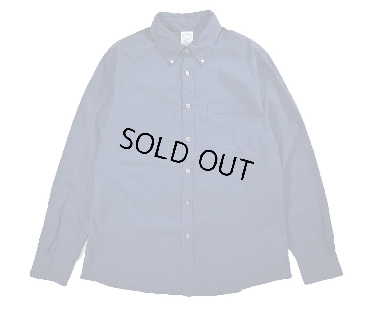 画像1: Used Brooks Brothers Seersucker B/D Shirt (1)