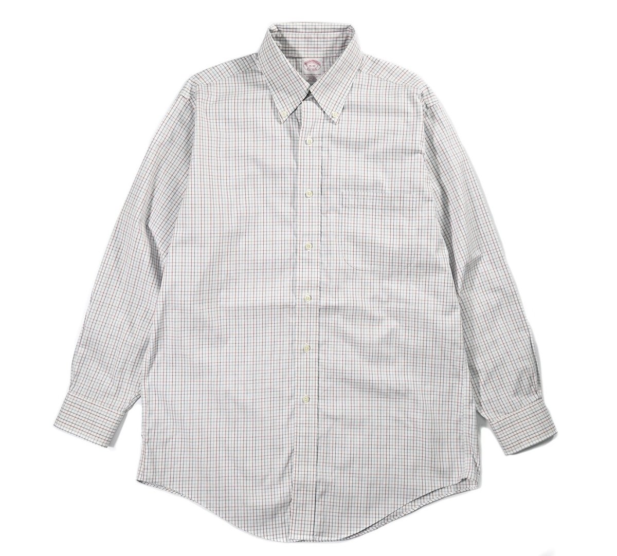 画像1: Used Brooks Brothers Plaid Pattern B/D Shirt (1)