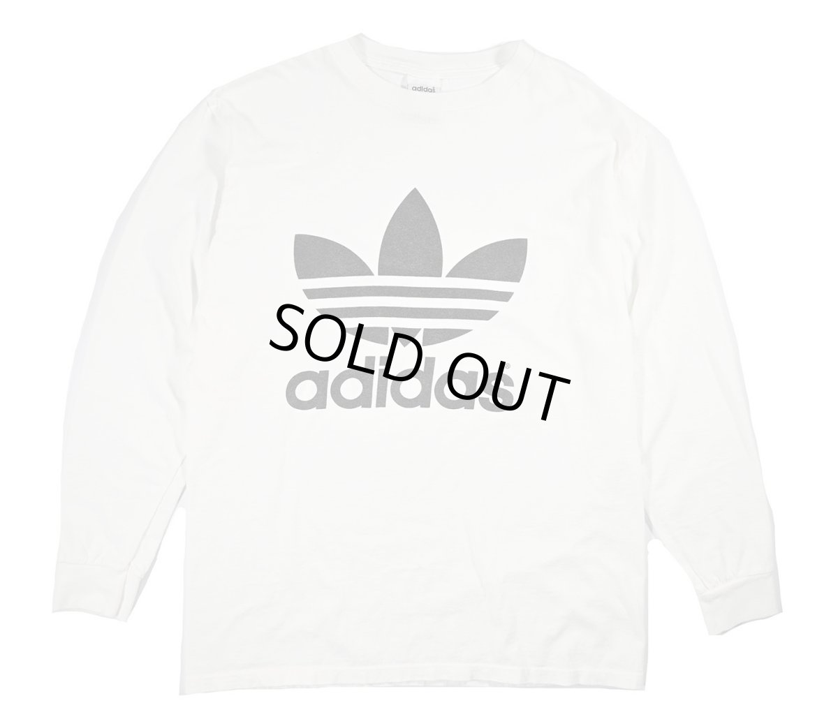 画像1: Used adidas L/S Print Tee made in USA (1)