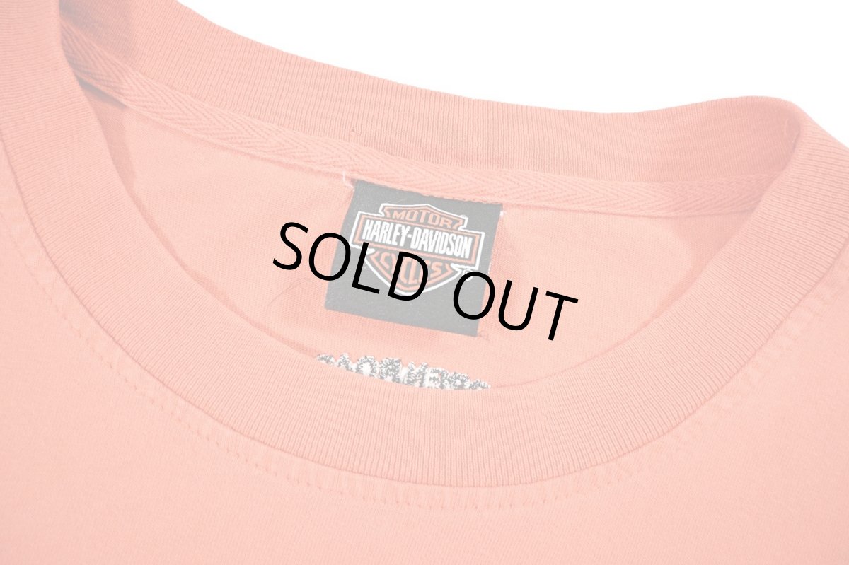 画像4: Used Harley-Davidson L/S Embroidered Pocket Tee (4)