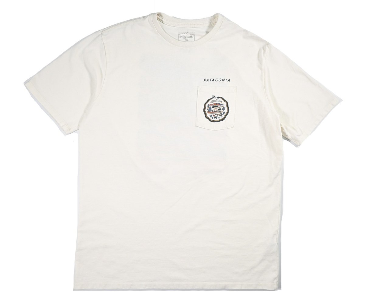 画像1: Used patagonia Print Pocket Tee (1)