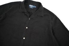 画像2: Used Polo Ralph Lauren Cotton Open Collar S/S Shirt "Caldwell" ラルフローレン (2)